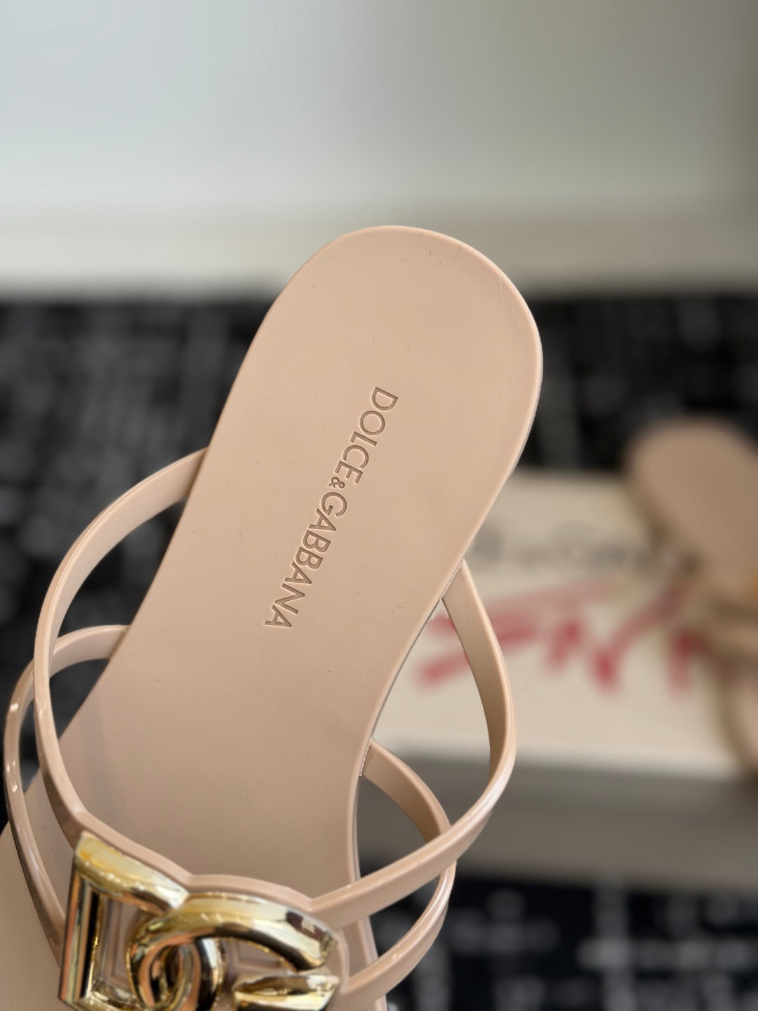 Dolce & Gabbana Jelly Thong Sandals – Spring/Summer Collection