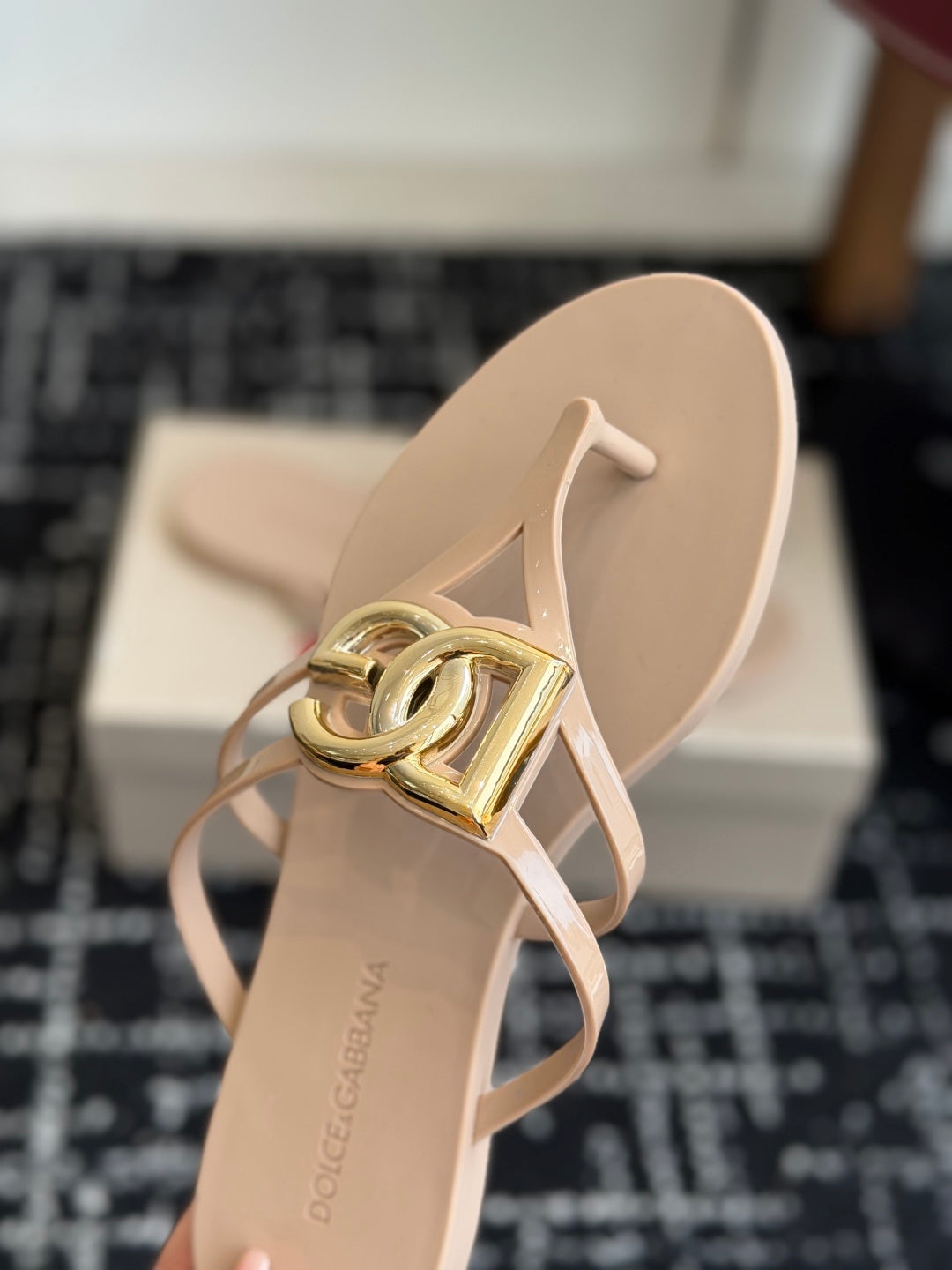 Dolce & Gabbana Jelly Thong Sandals – Spring/Summer Collection