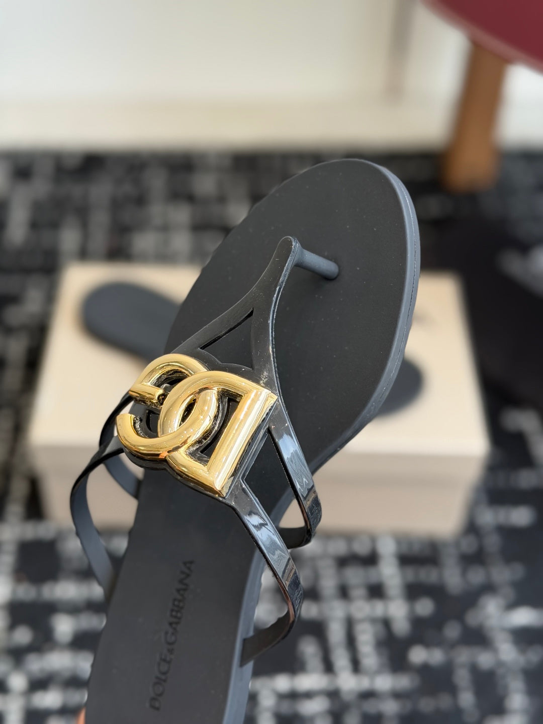 Dolce & Gabbana Jelly Thong Sandals – Spring/Summer Collection