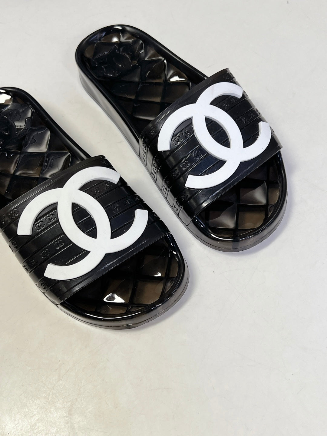 Chanel Classic PVC Jelly Slides – Spring/Summer Collection