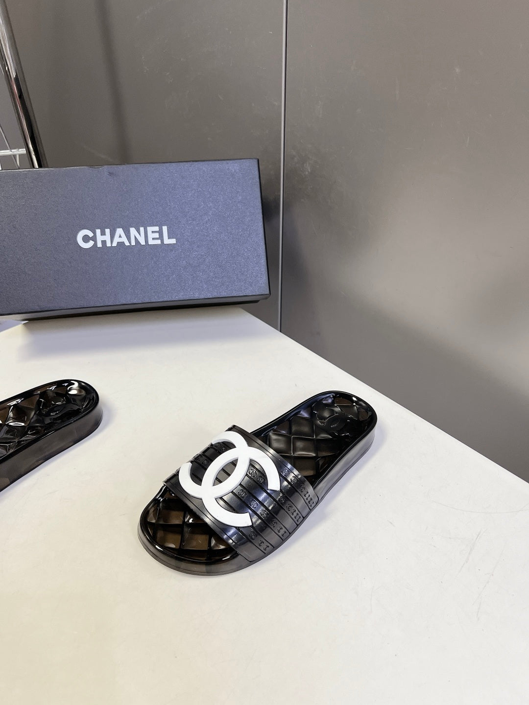 Chanel Classic PVC Jelly Slides – Spring/Summer Collection
