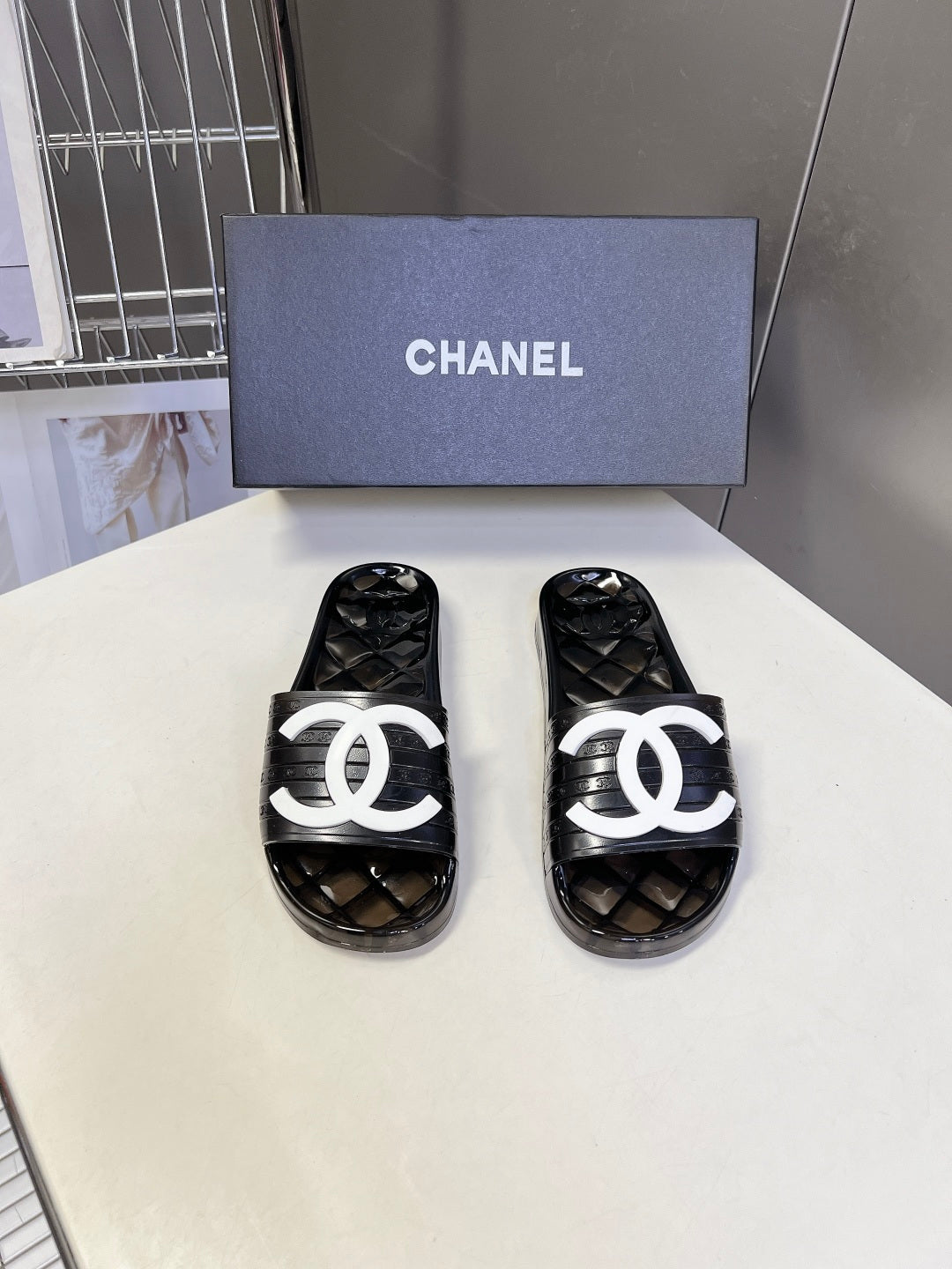 Chanel Classic PVC Jelly Slides – Spring/Summer Collection
