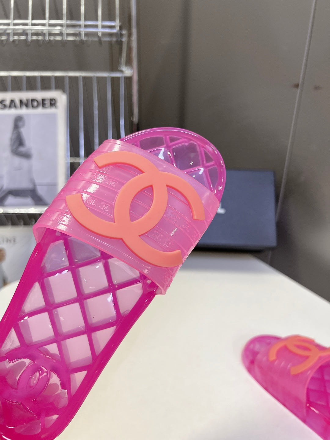 Chanel Classic PVC Jelly Slides – Spring/Summer Collection