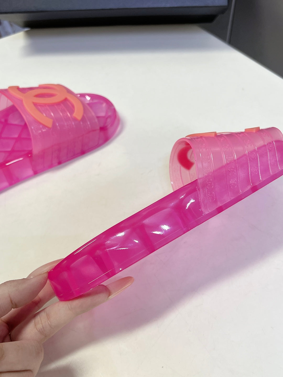 Chanel Classic PVC Jelly Slides – Spring/Summer Collection