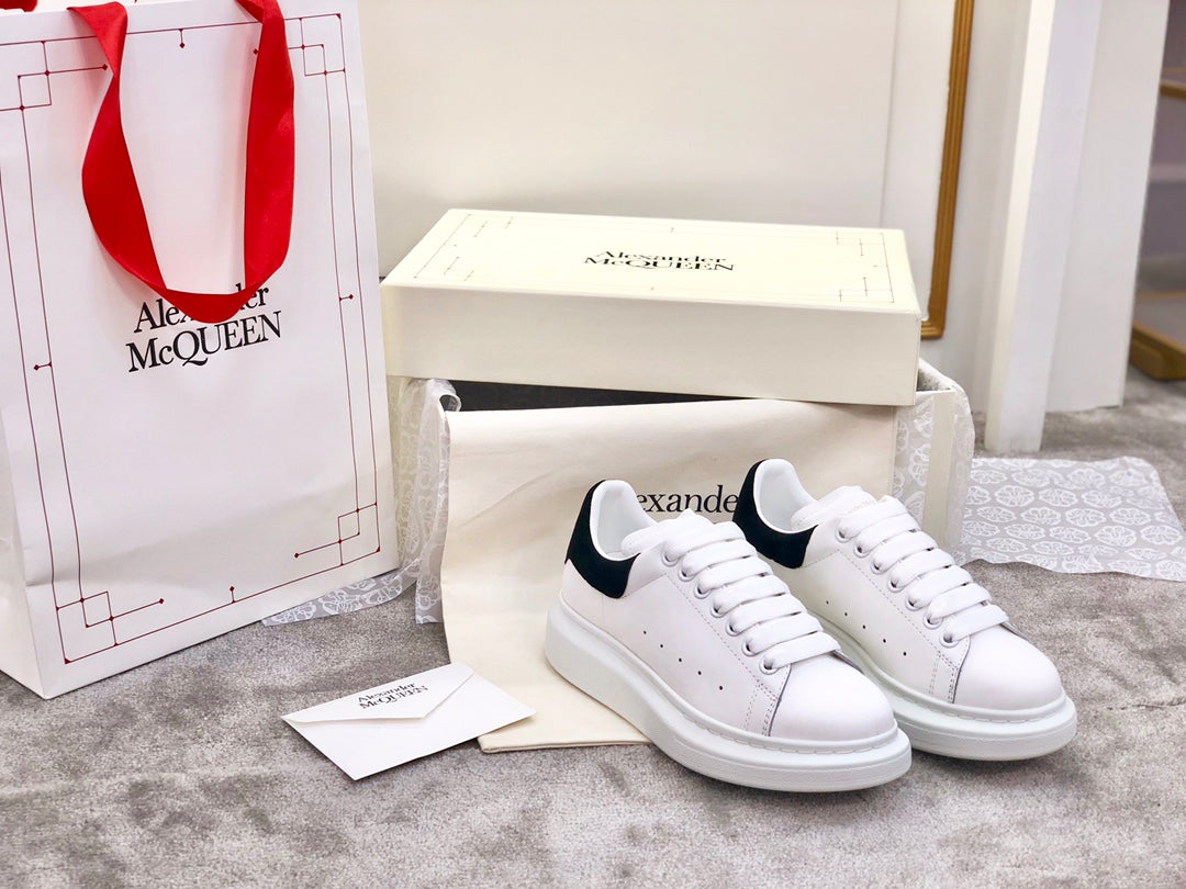 Alexander McQueen Classic Platform White Sneakers