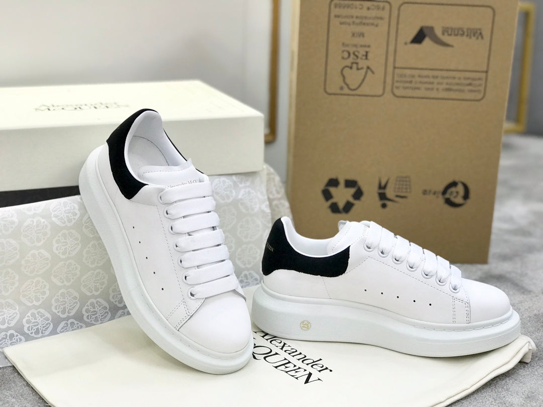 Alexander McQueen Classic Platform White Sneakers