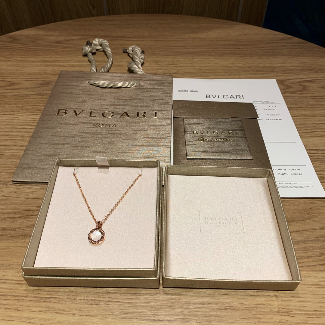Bulgari Double-Sided Round Necklace