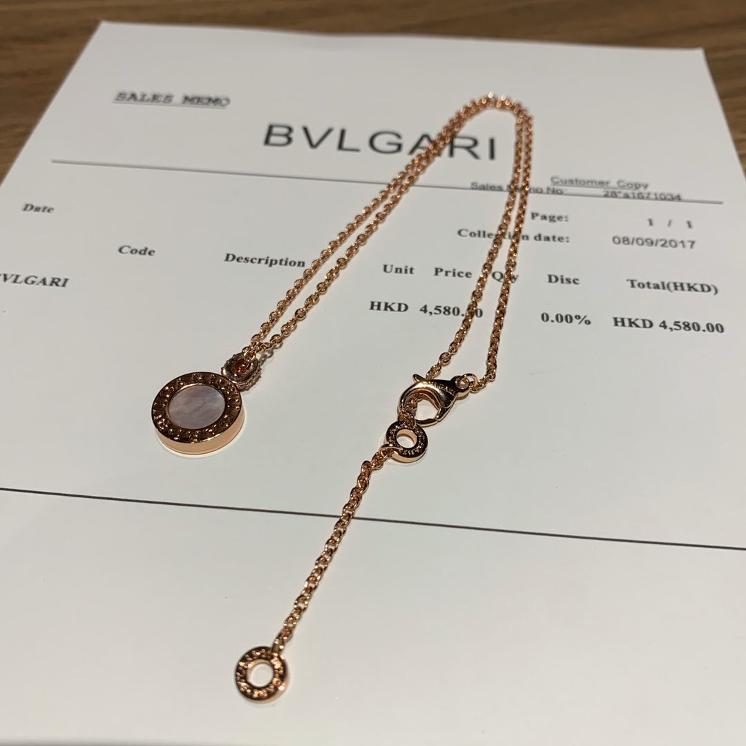 Bulgari Double-Sided Round Necklace