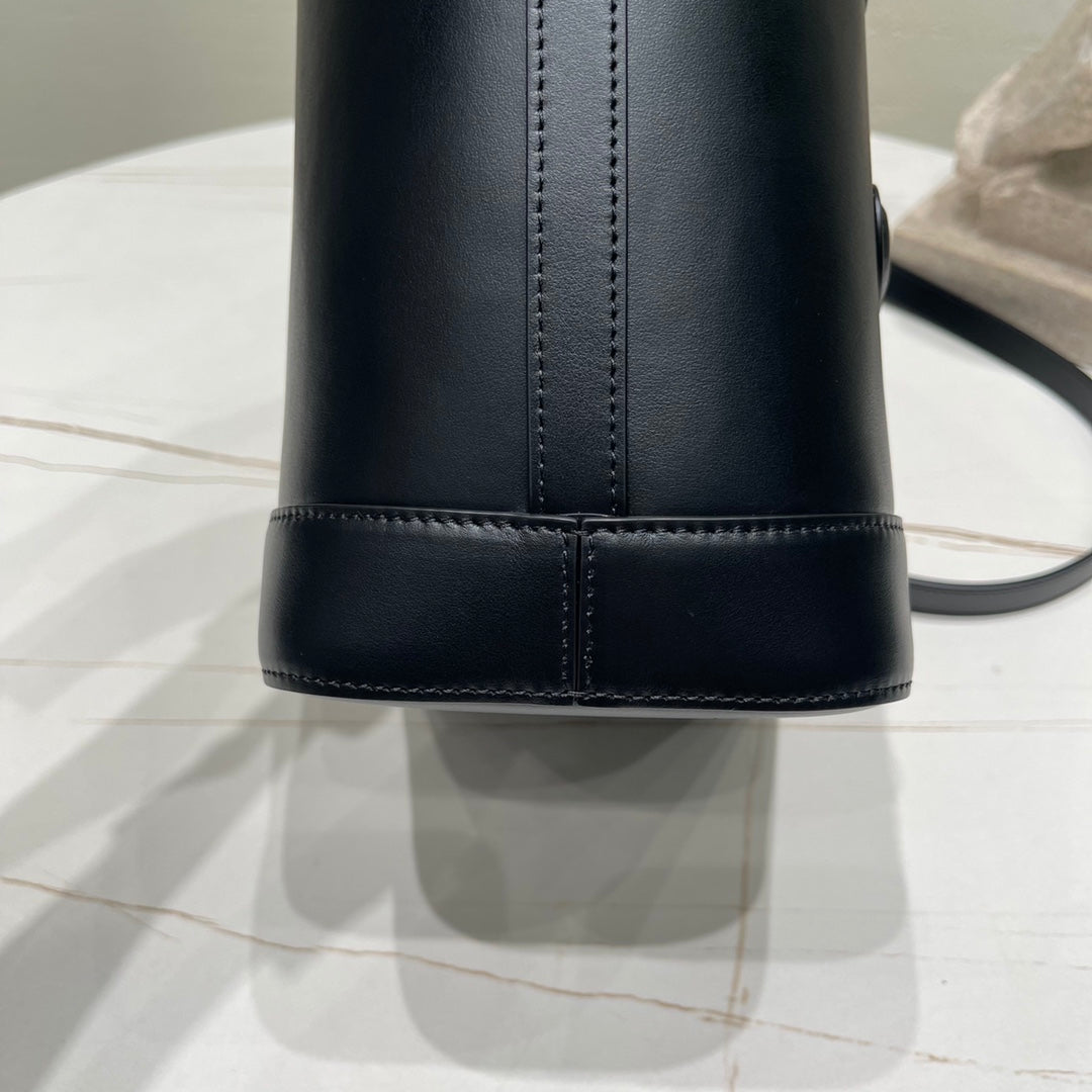 Celine Cuir Triomphe Calfskin Bucket Bag