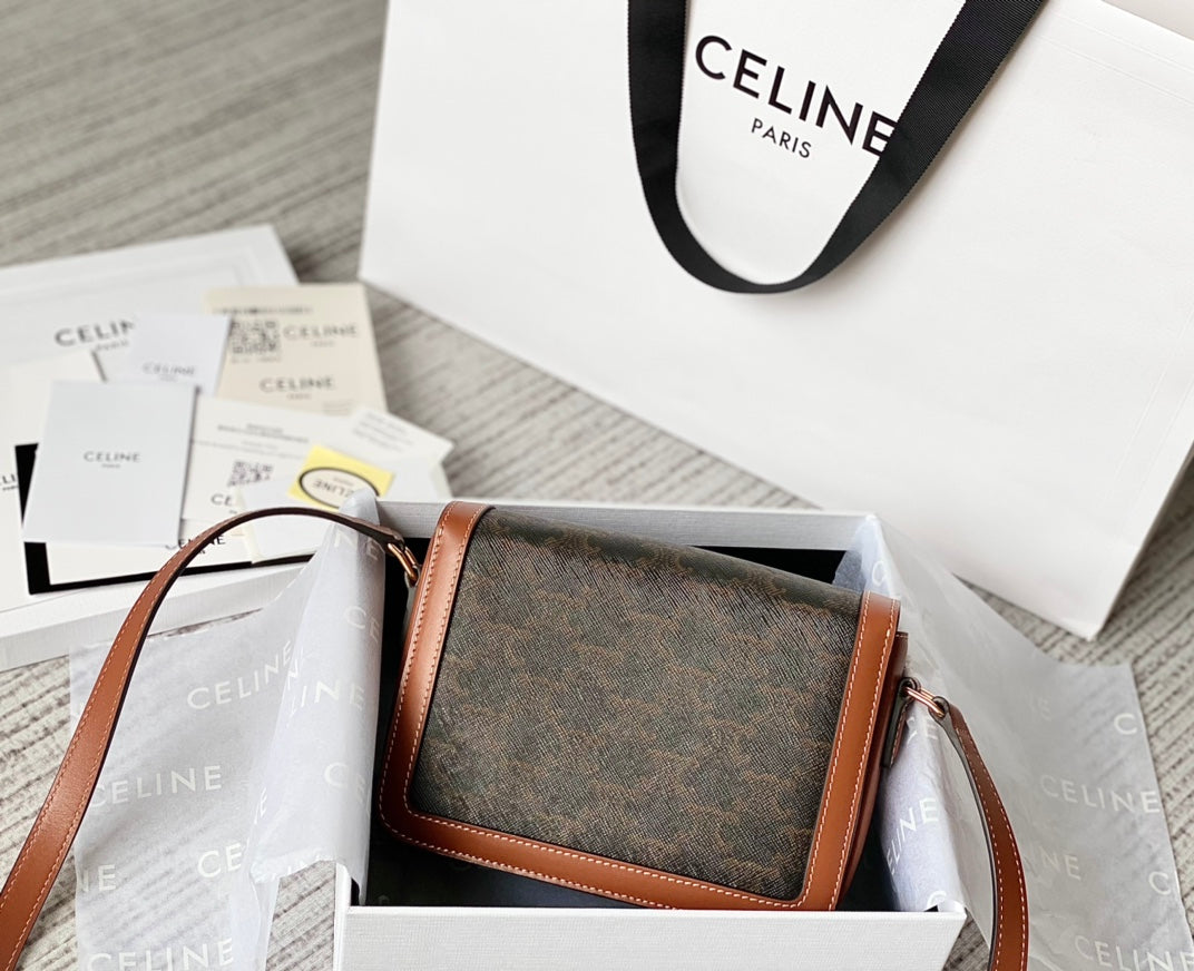 Celine Triomphe Monogram Tofu Shoulder Bag – 2020 Collection