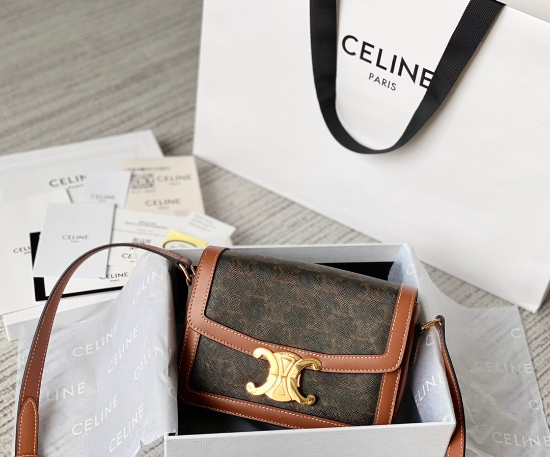 Celine Triomphe Monogram Tofu Shoulder Bag – 2020 Collection