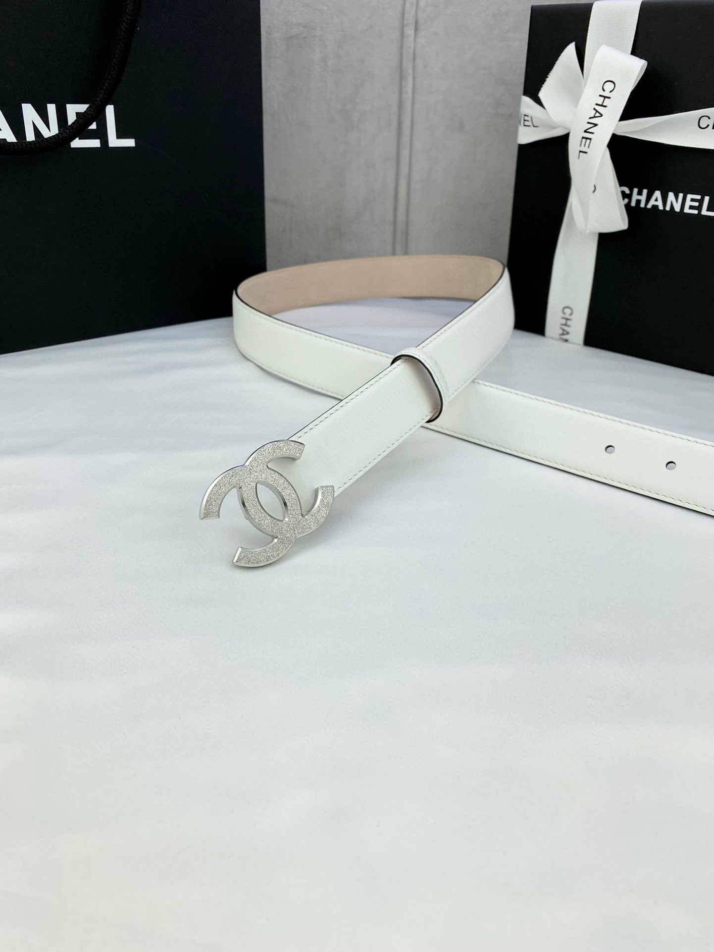 Chanel Ladies Classic Leather Belt