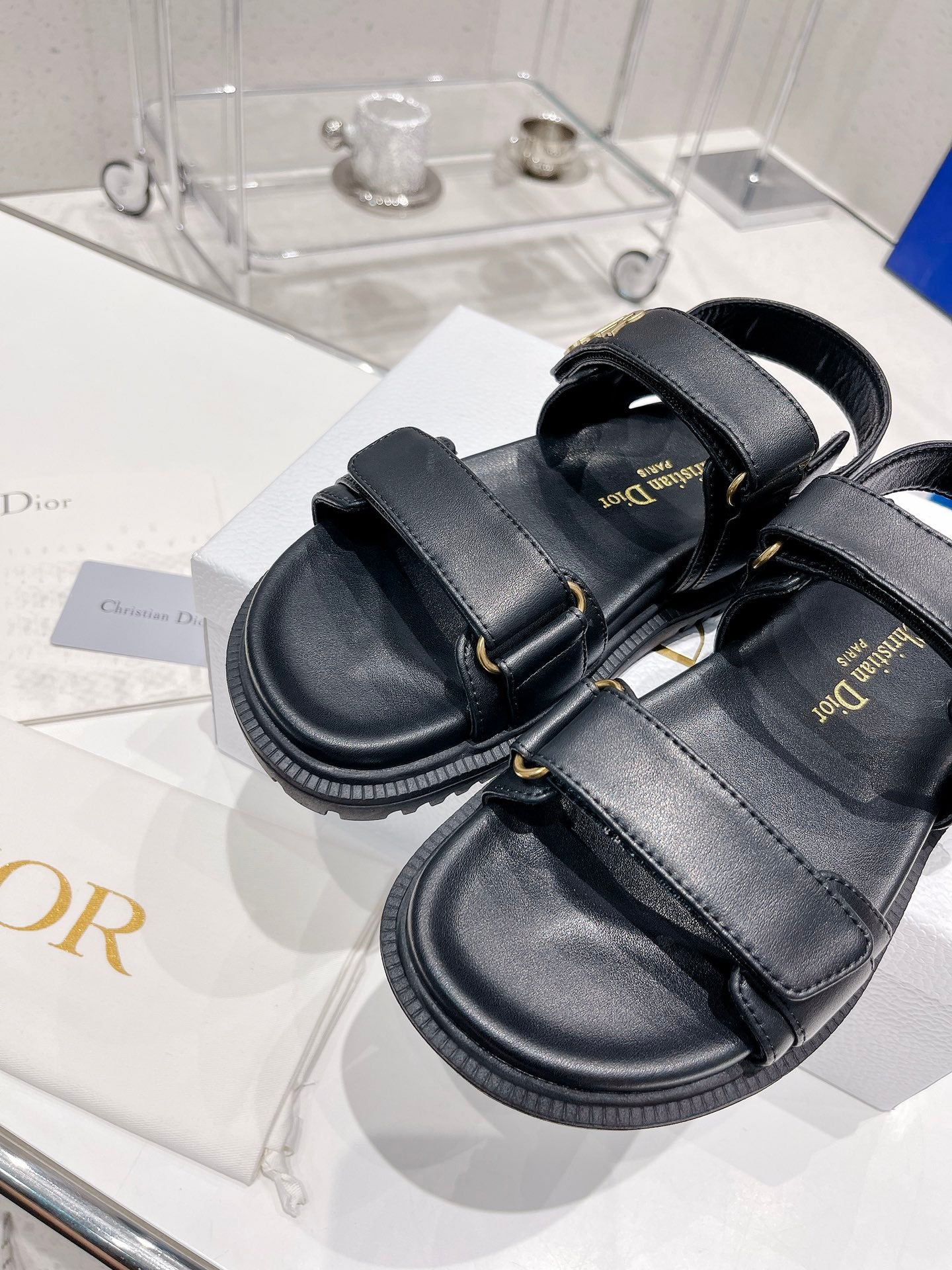 Dior 2022 New Color Velcro Sandals