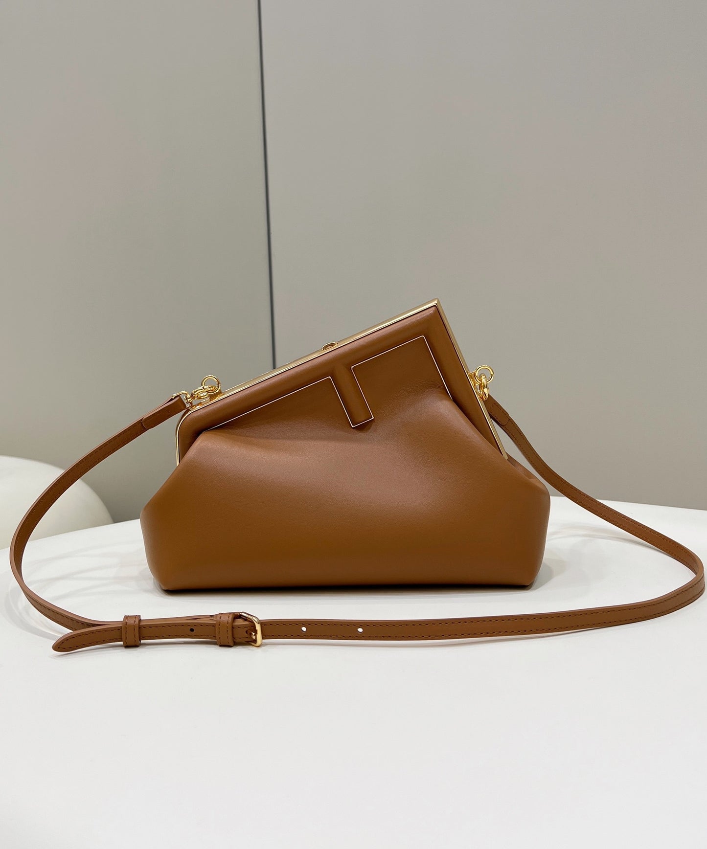 Fendi First Asymmetrical Leather Handbag