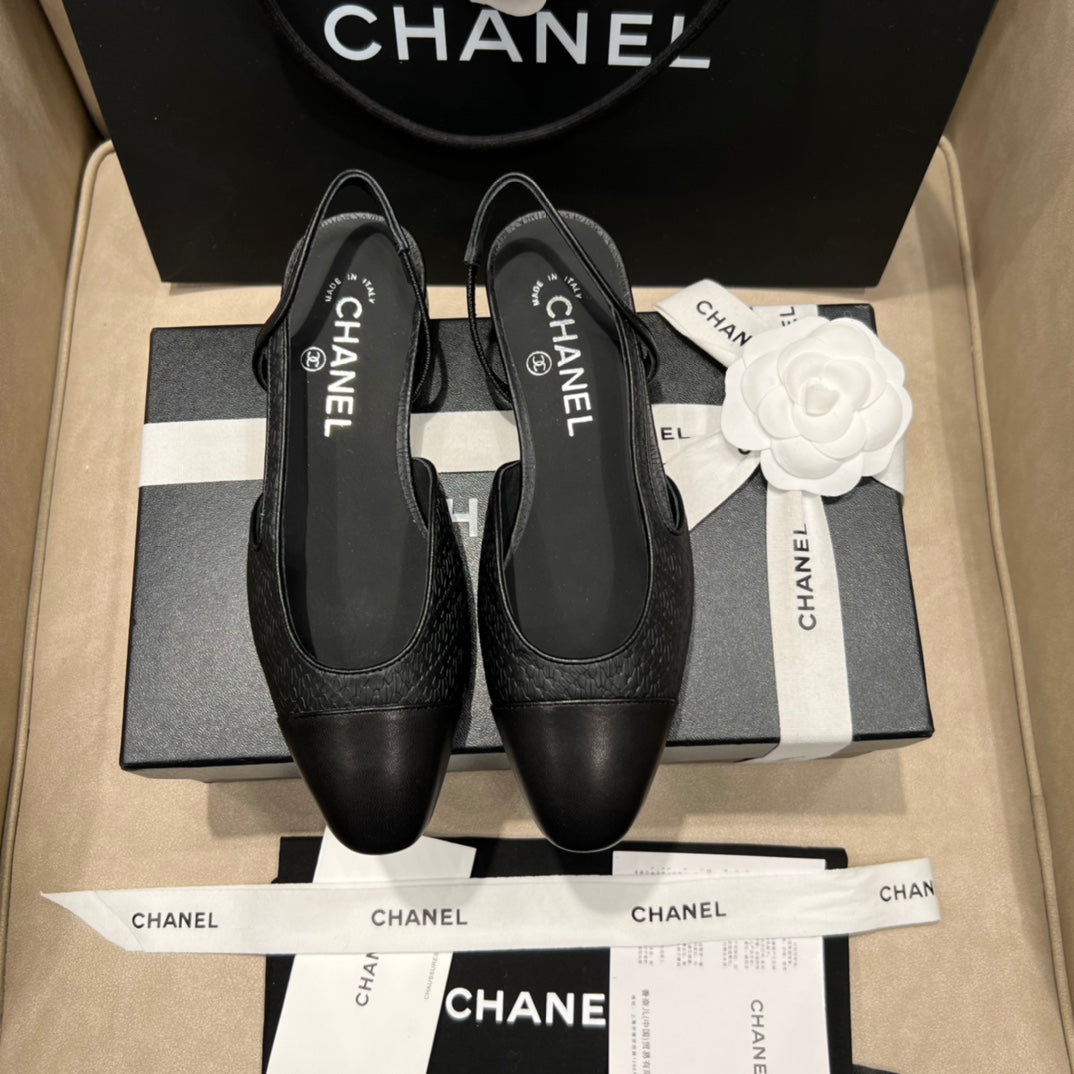 Chanel 2022 Two-Tone Slingback Sandals – Spring/Summer Collection