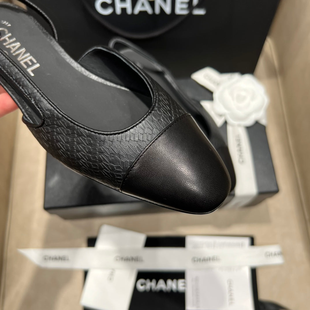 Chanel 2022 Two-Tone Slingback Sandals – Spring/Summer Collection