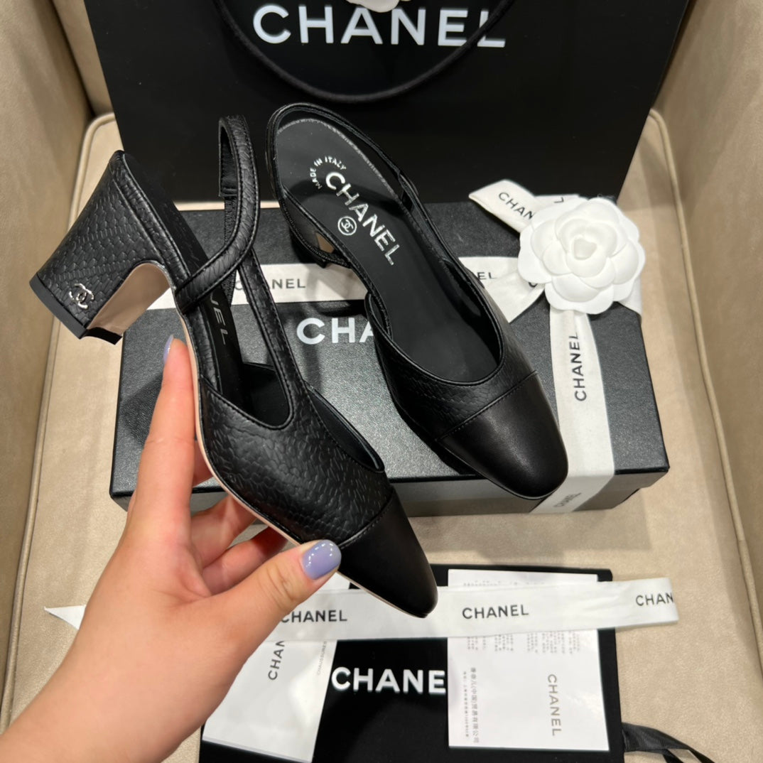 Chanel 2022 Two-Tone Slingback Sandals – Spring/Summer Collection