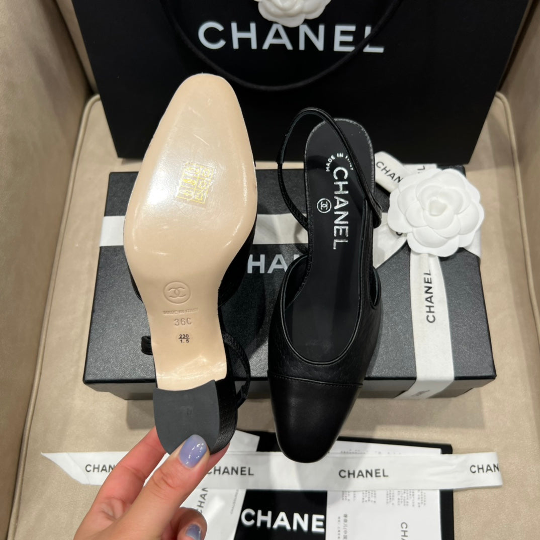 Chanel 2022 Two-Tone Slingback Sandals – Spring/Summer Collection
