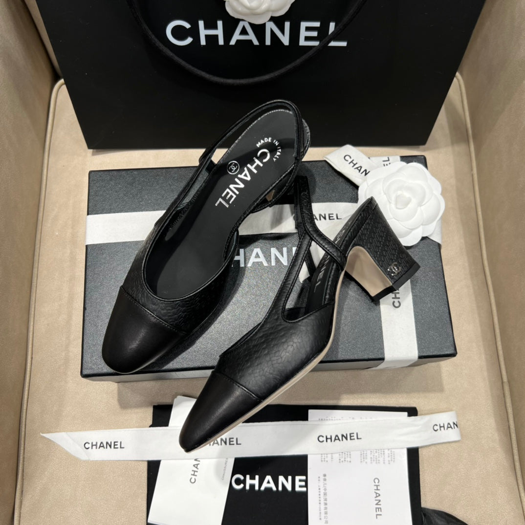 Chanel 2022 Two-Tone Slingback Sandals – Spring/Summer Collection