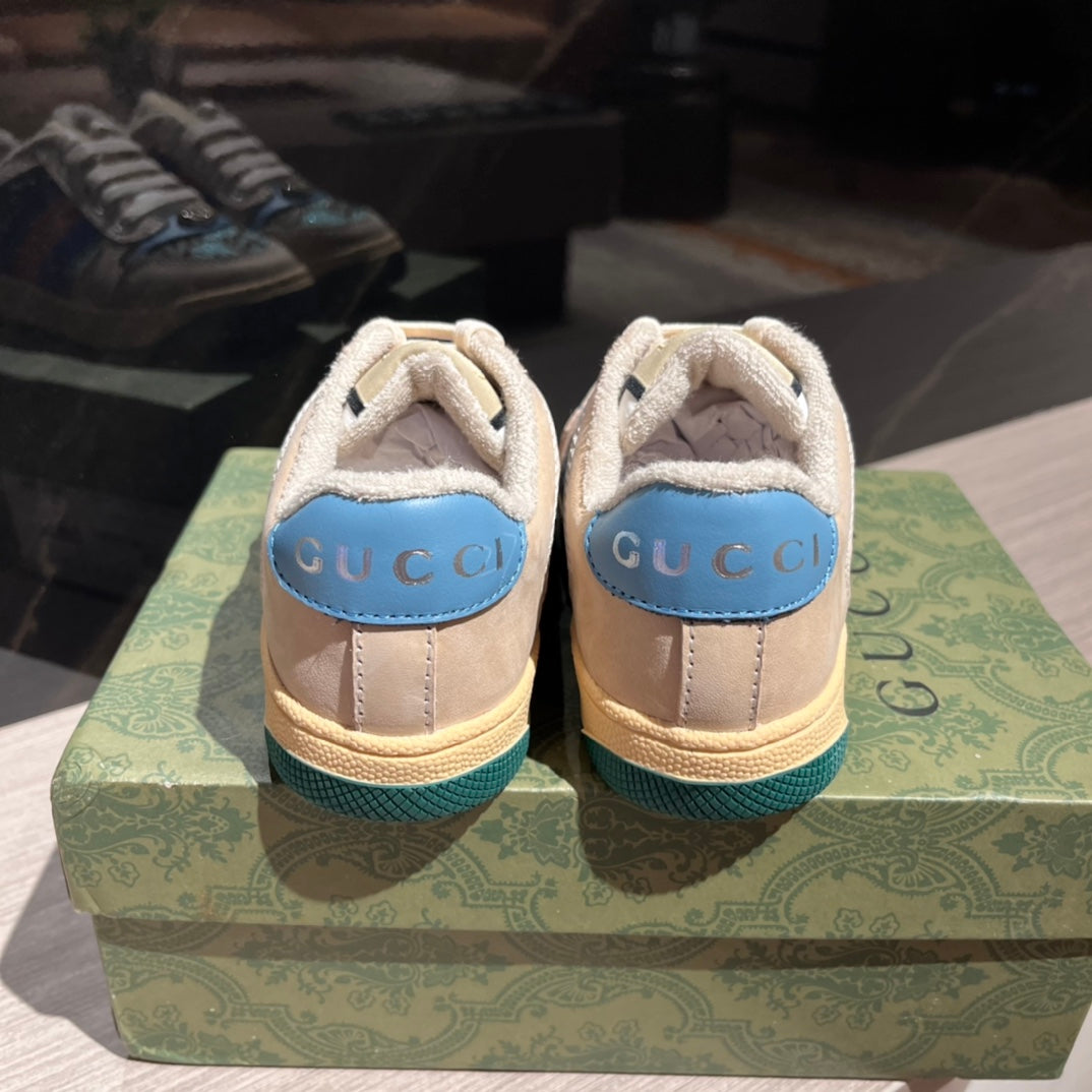 Gucci Rhyton Distressed Kids' Sneakers – Kids Collection – 2023SS