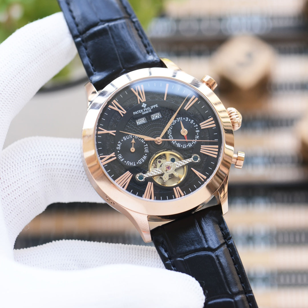 Patek Philippe Men's Automatic Tourbillon Watch – New Collection