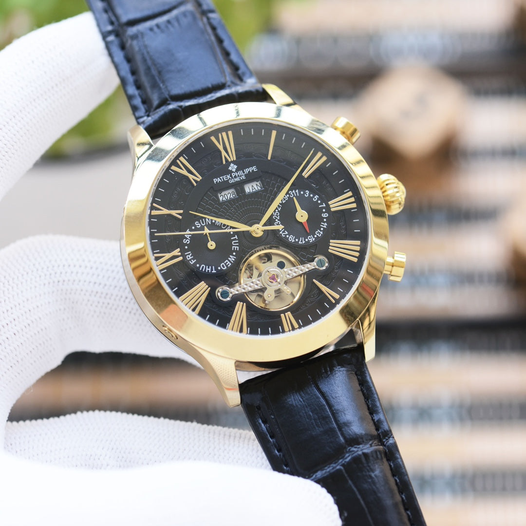 Patek Philippe Men's Automatic Tourbillon Watch – New Collection