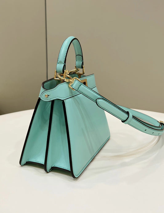 Fendi Peekaboo I See You Petite Lambskin Handbag