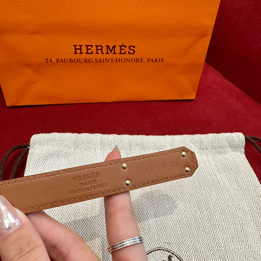 Hermès Kelly Epsom Leather Belt