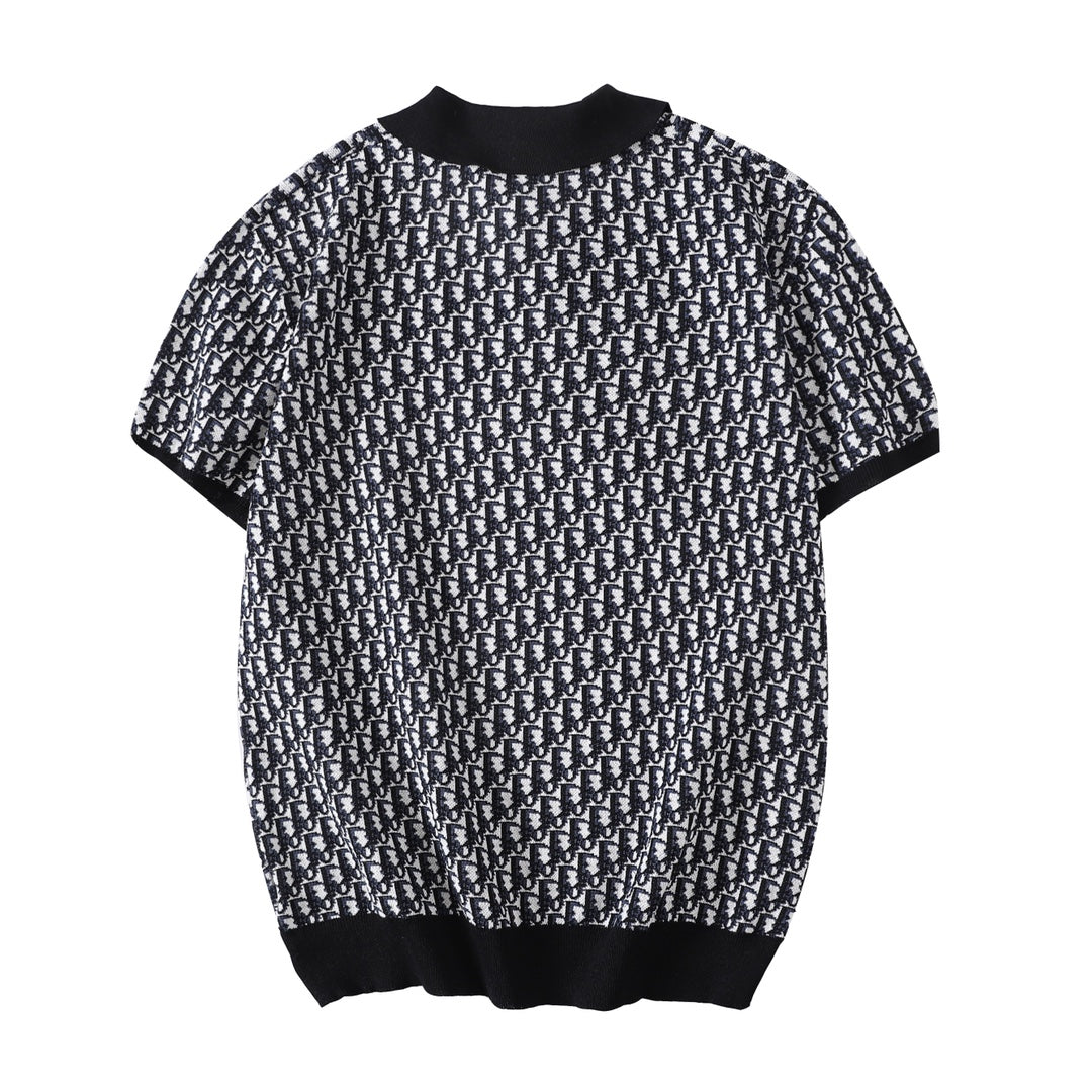 Dior Oblique Jacquard Cotton Polo Shirt – 23FW
