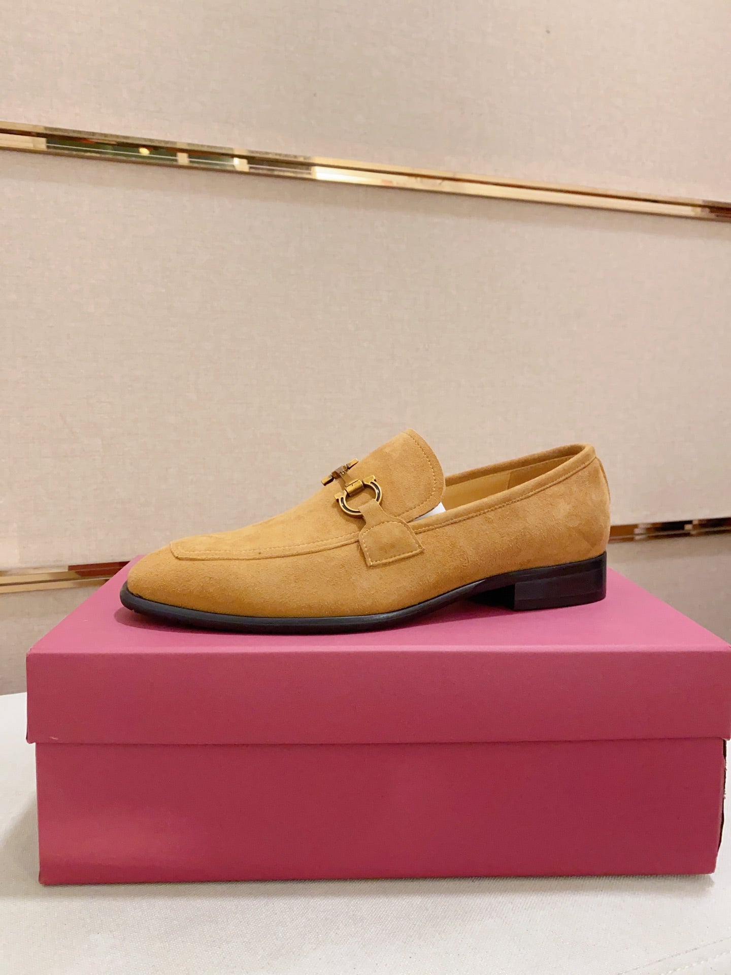 Ferragamo Suede Driving Shoes