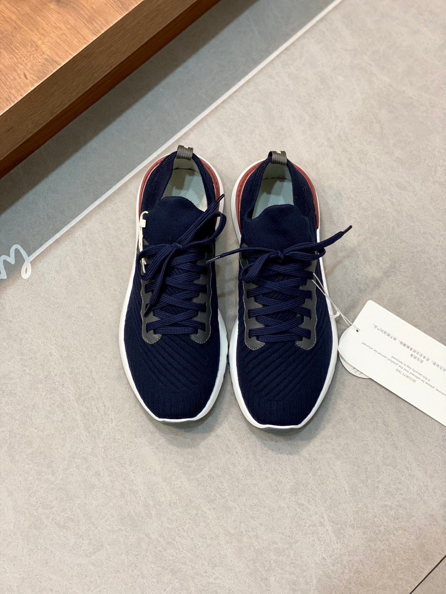 Brunello Cucinelli Flyknit Cashmere Lace-Up Sneakers – Spring/Summer Collection – 25SS