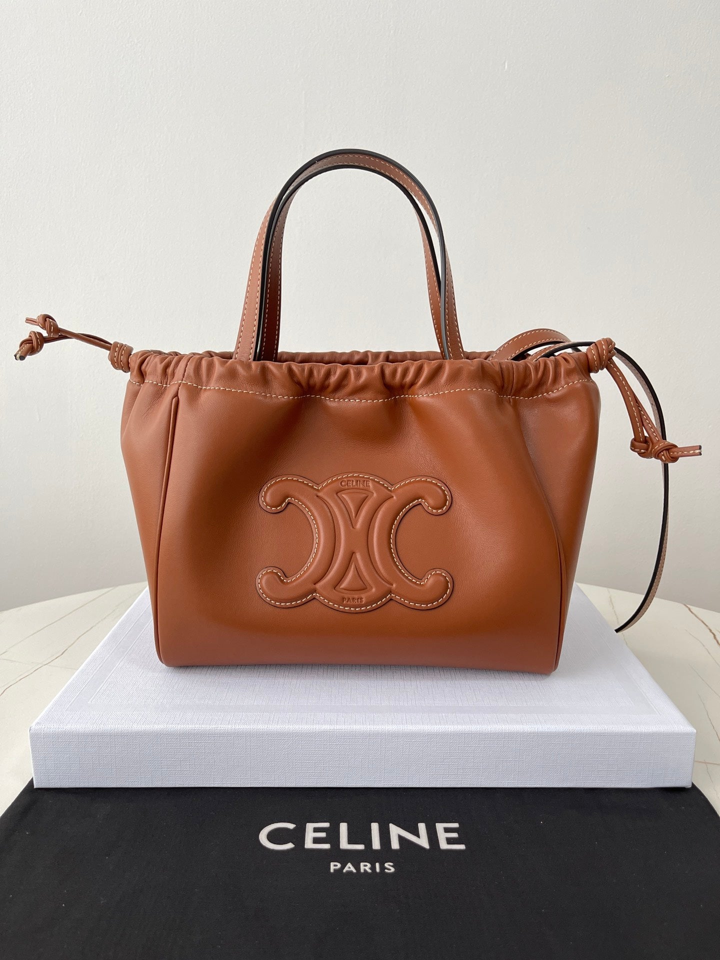 Celine Mini Cuir Cabas Triomphe Tote Bag – 2024SS