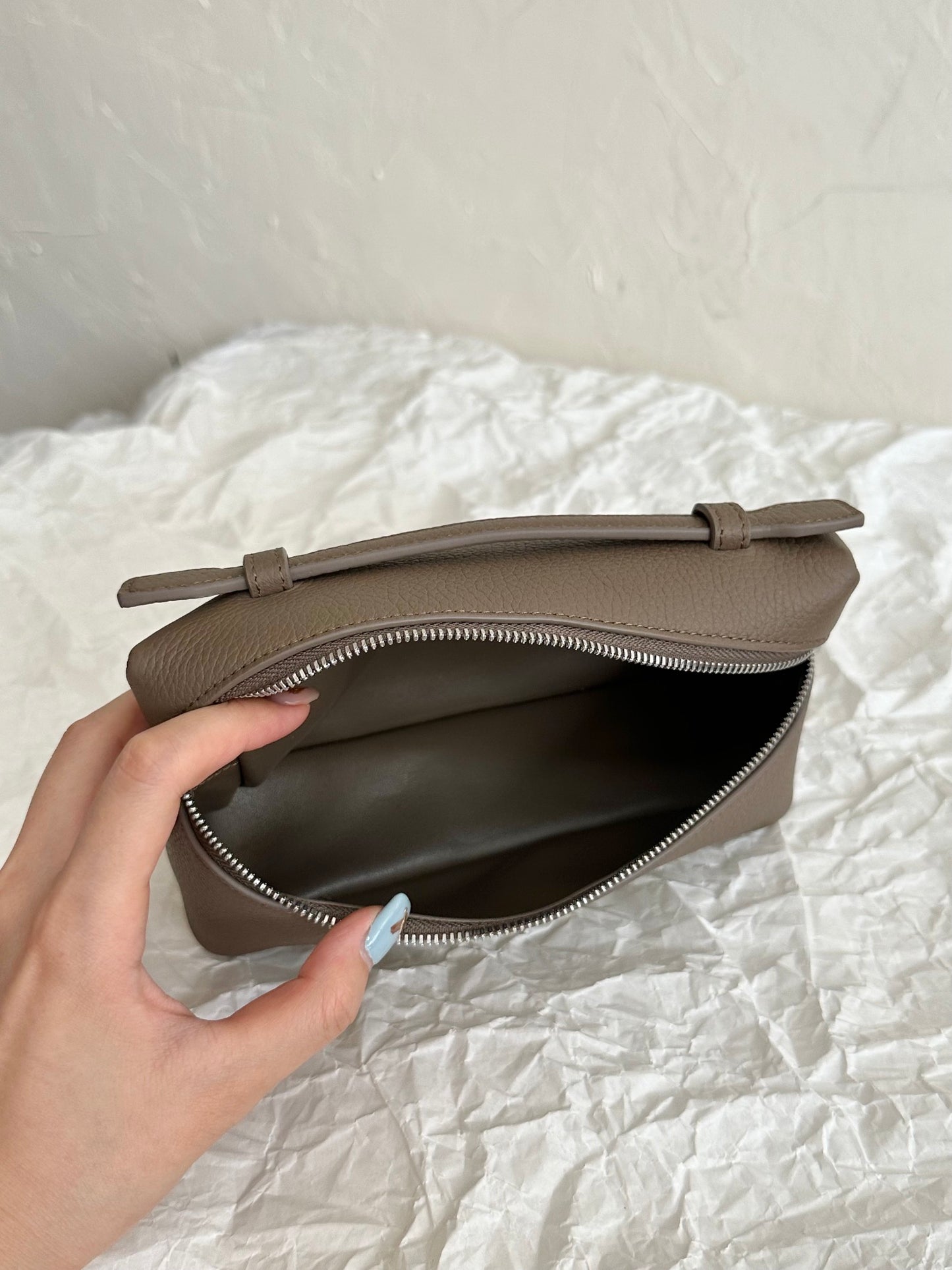 Loro Piana L19 Leather Crossbody Bag