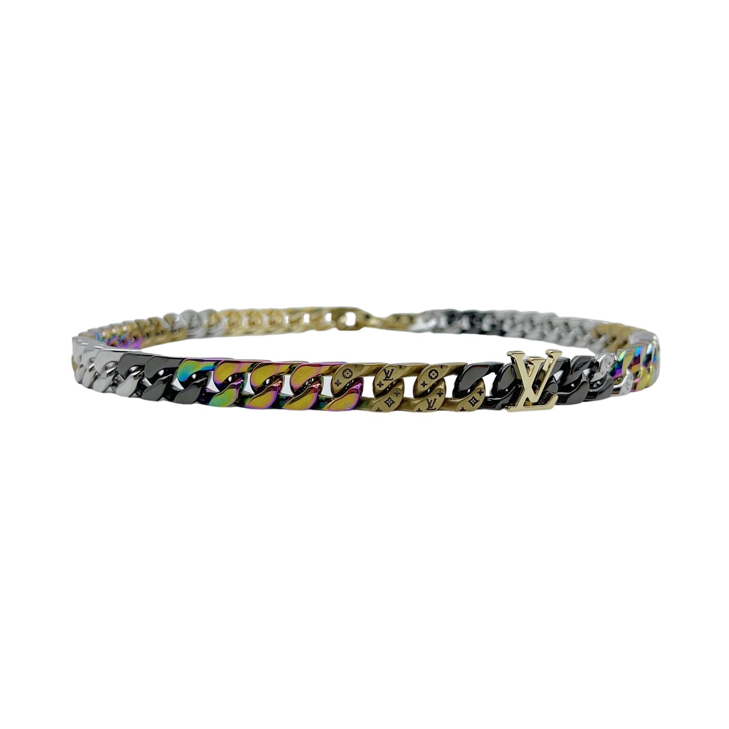 Louis Vuitton Chain Links Patches Necklace – 2023 Autumn/Winter Collection