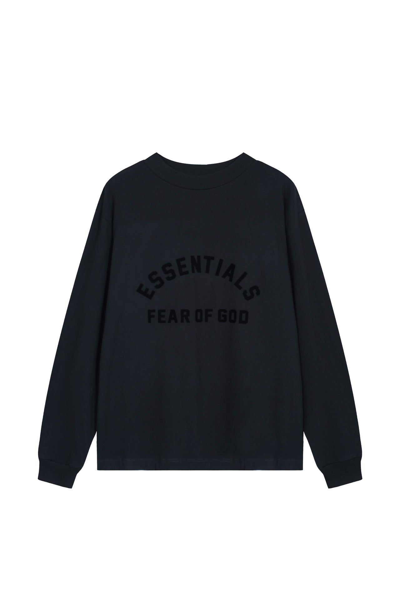 Fear of God ESSENTIALS Logo Mock Neck Long Sleeve T-Shirt – New Collection