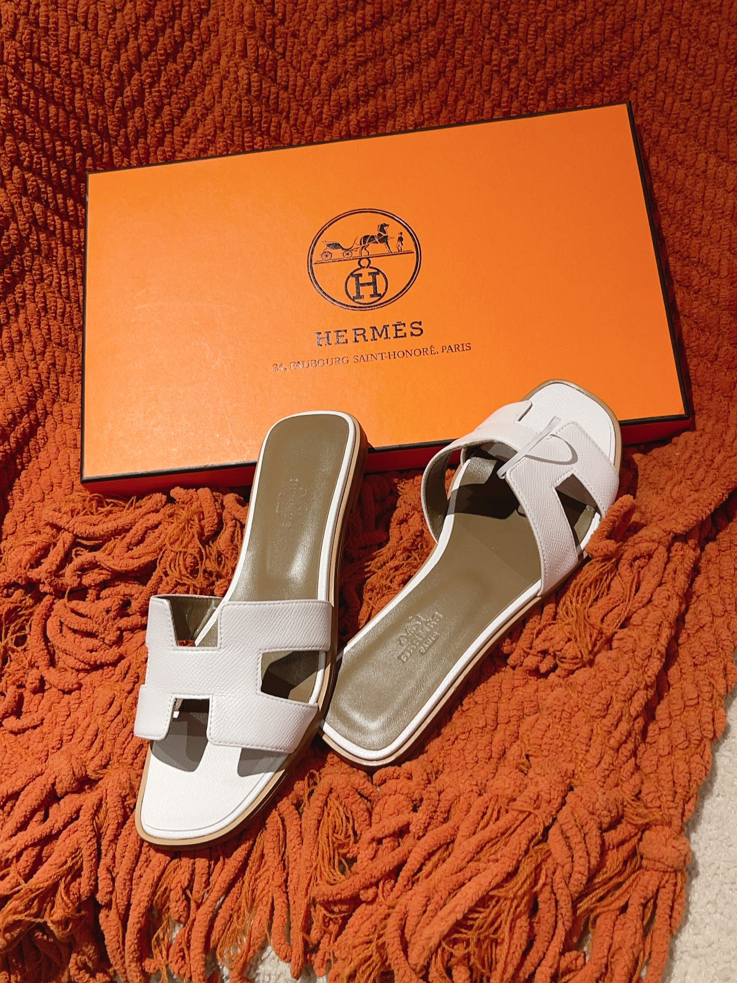 Hermès Oasis H Flat Sandals