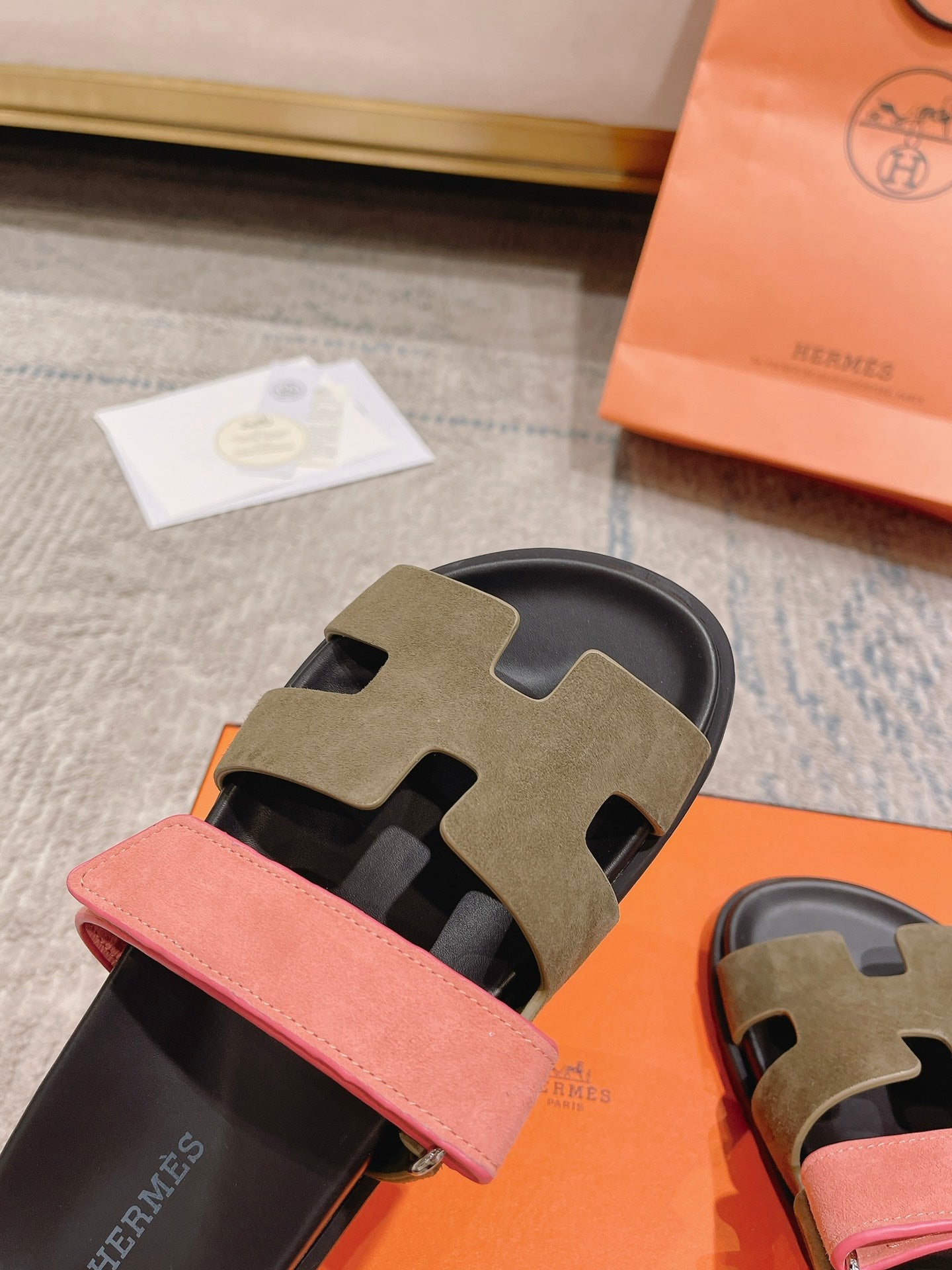 Hermès Chypre Leather Slides – 2023SS
