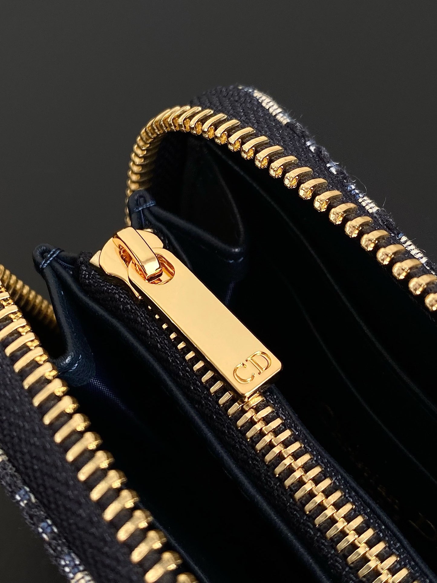 Dior Saddle Zipper Card Holder