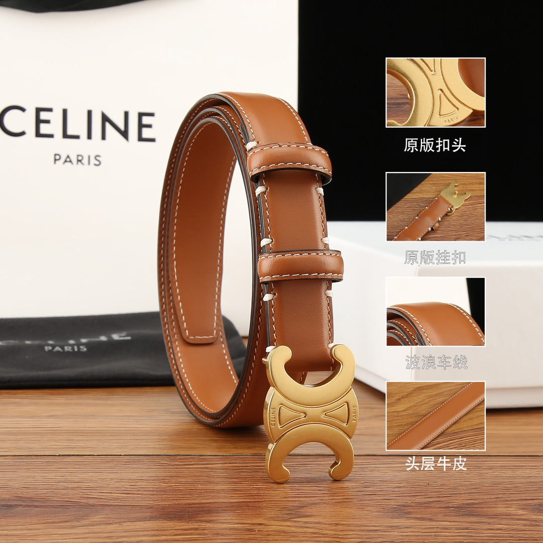 Celine Women's Leather Belt