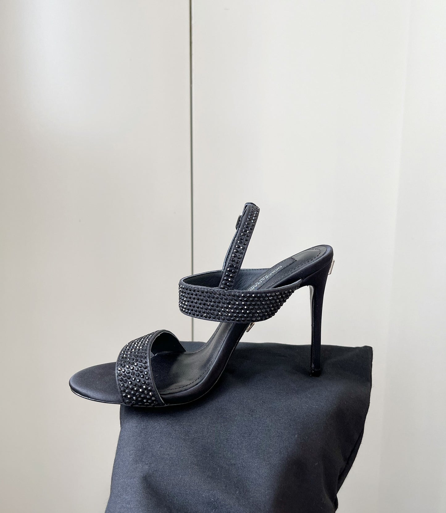 Dolce & Gabbana Rhinestone Heeled Sandals