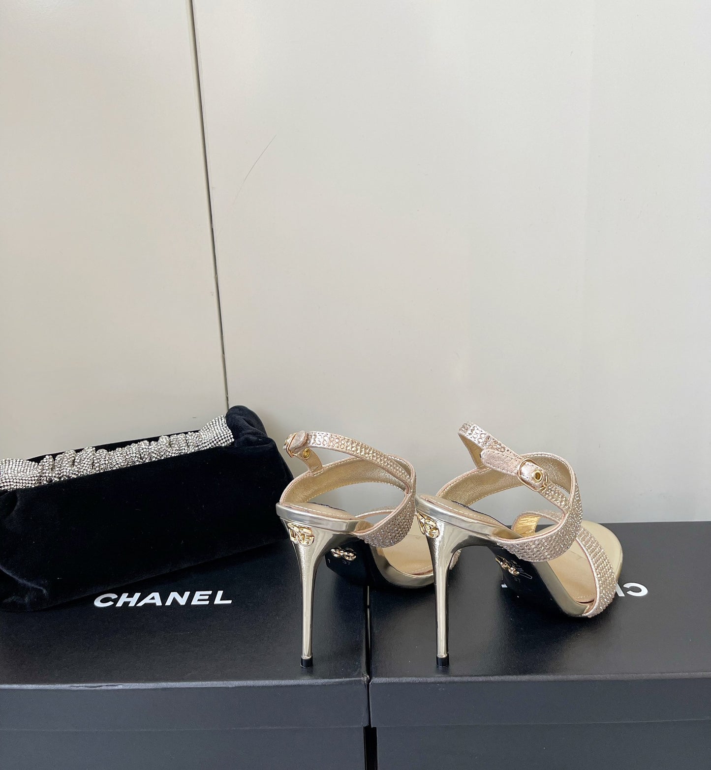 Dolce & Gabbana Rhinestone Heeled Sandals