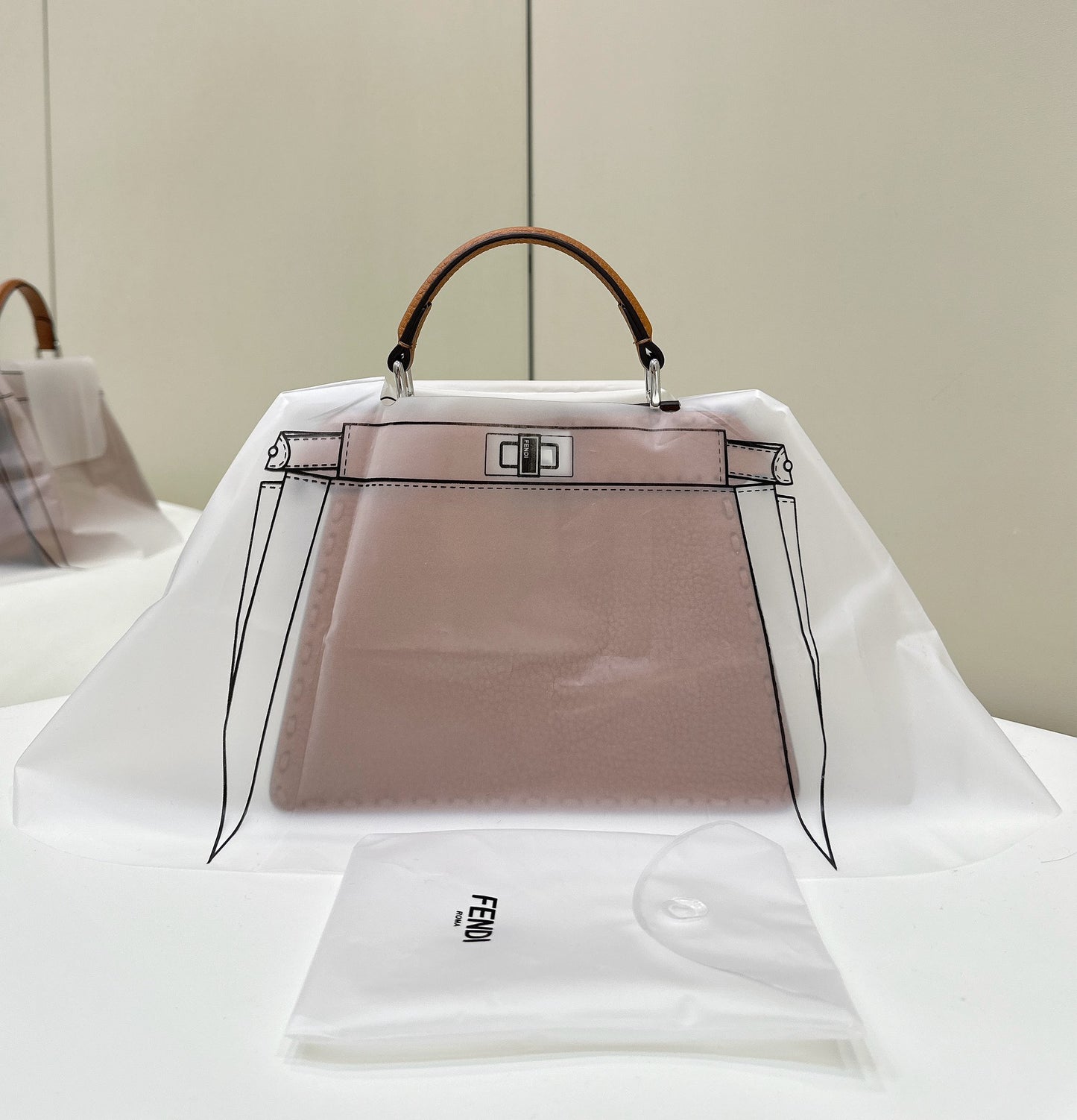 Fendi Peekaboo I See You Petite Satchel
