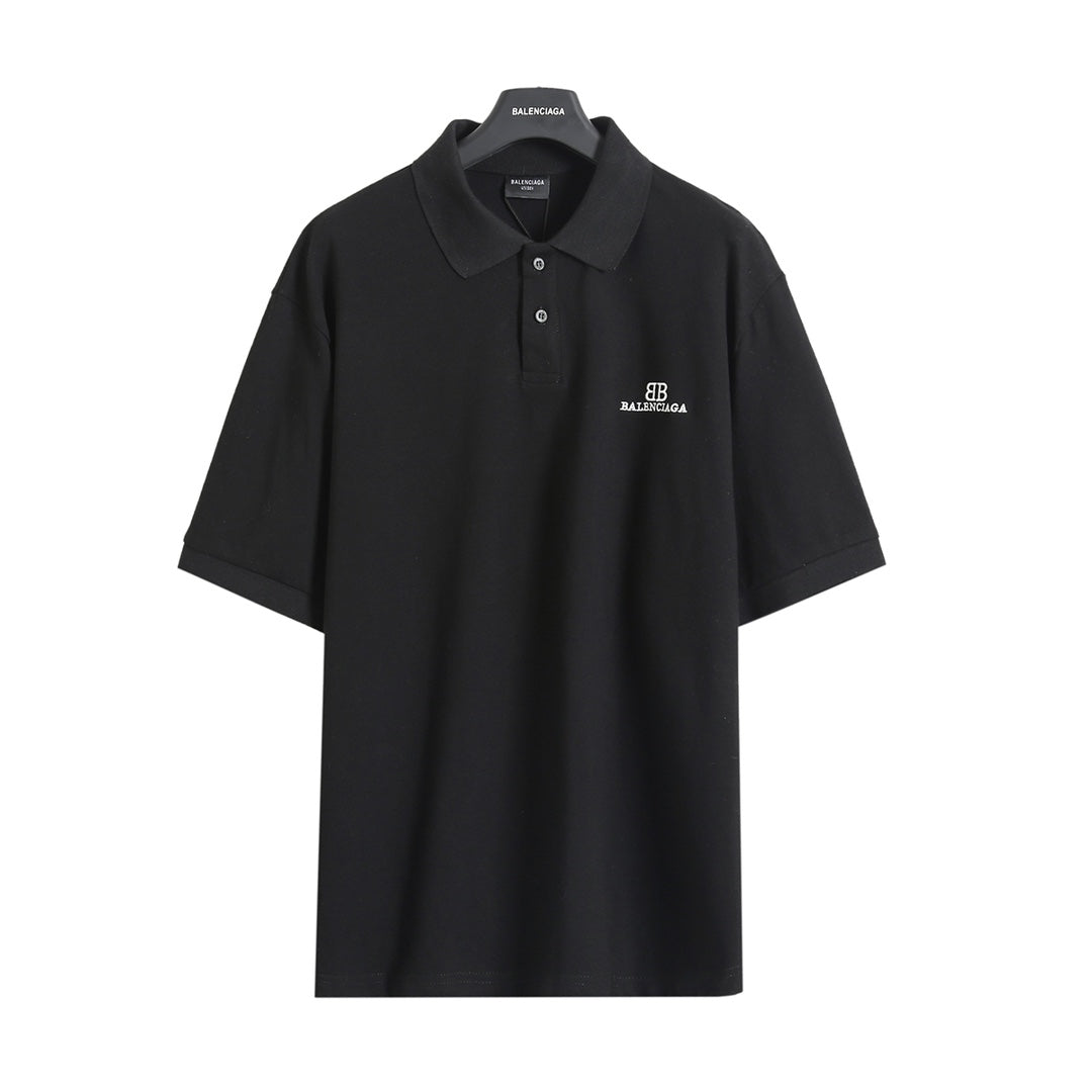 Balenciaga Double B Embroidered Polo Shirt – 26SS