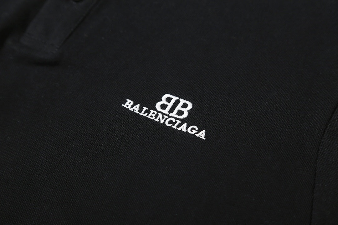 Balenciaga Double B Embroidered Polo Shirt – 26SS