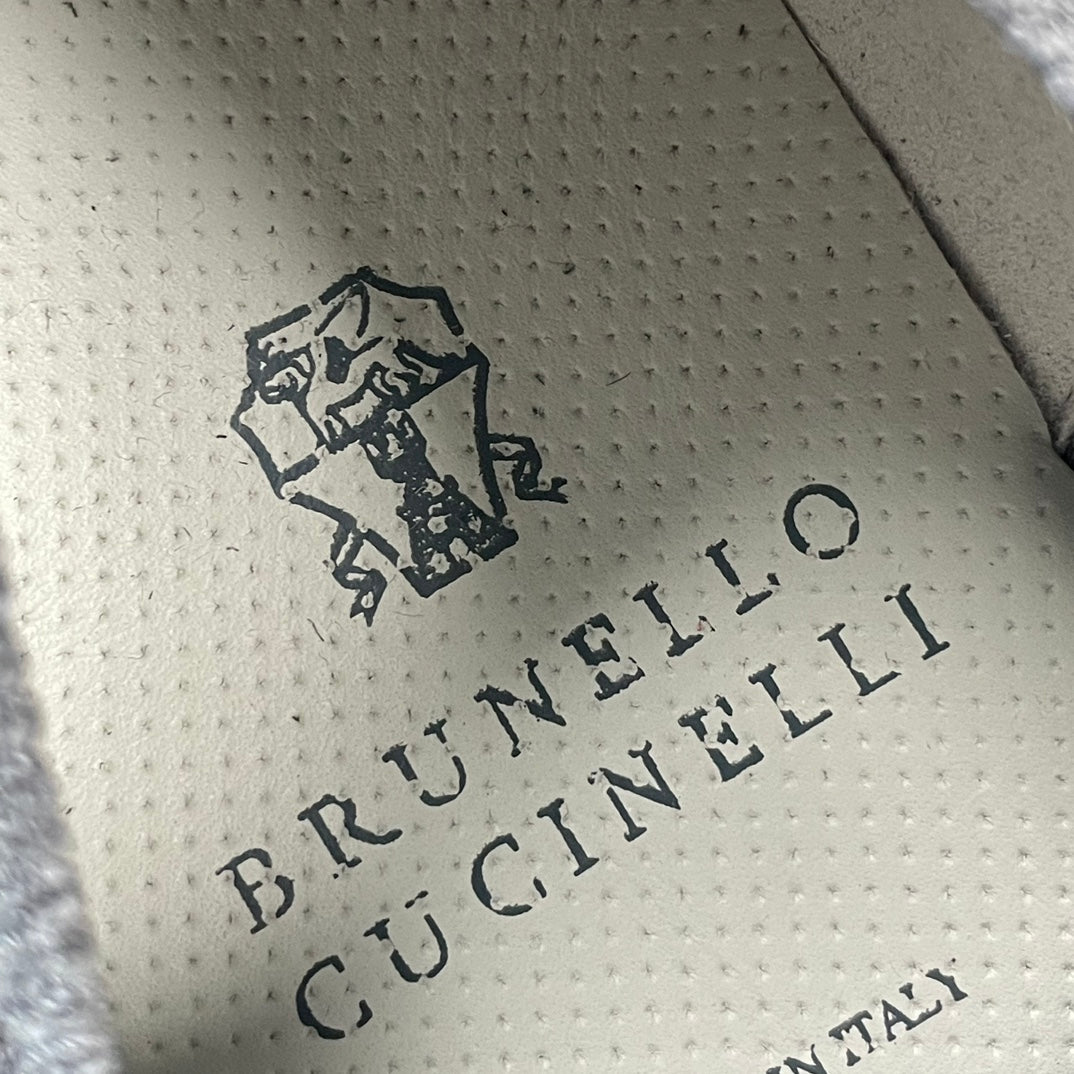 Brunello Cucinelli Cotton Knit Casual Sneakers