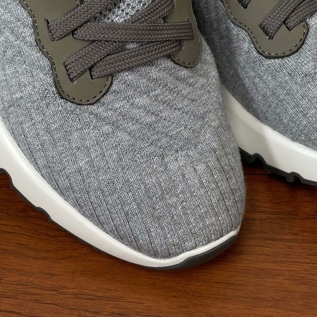 Brunello Cucinelli Cotton Knit Casual Sneakers