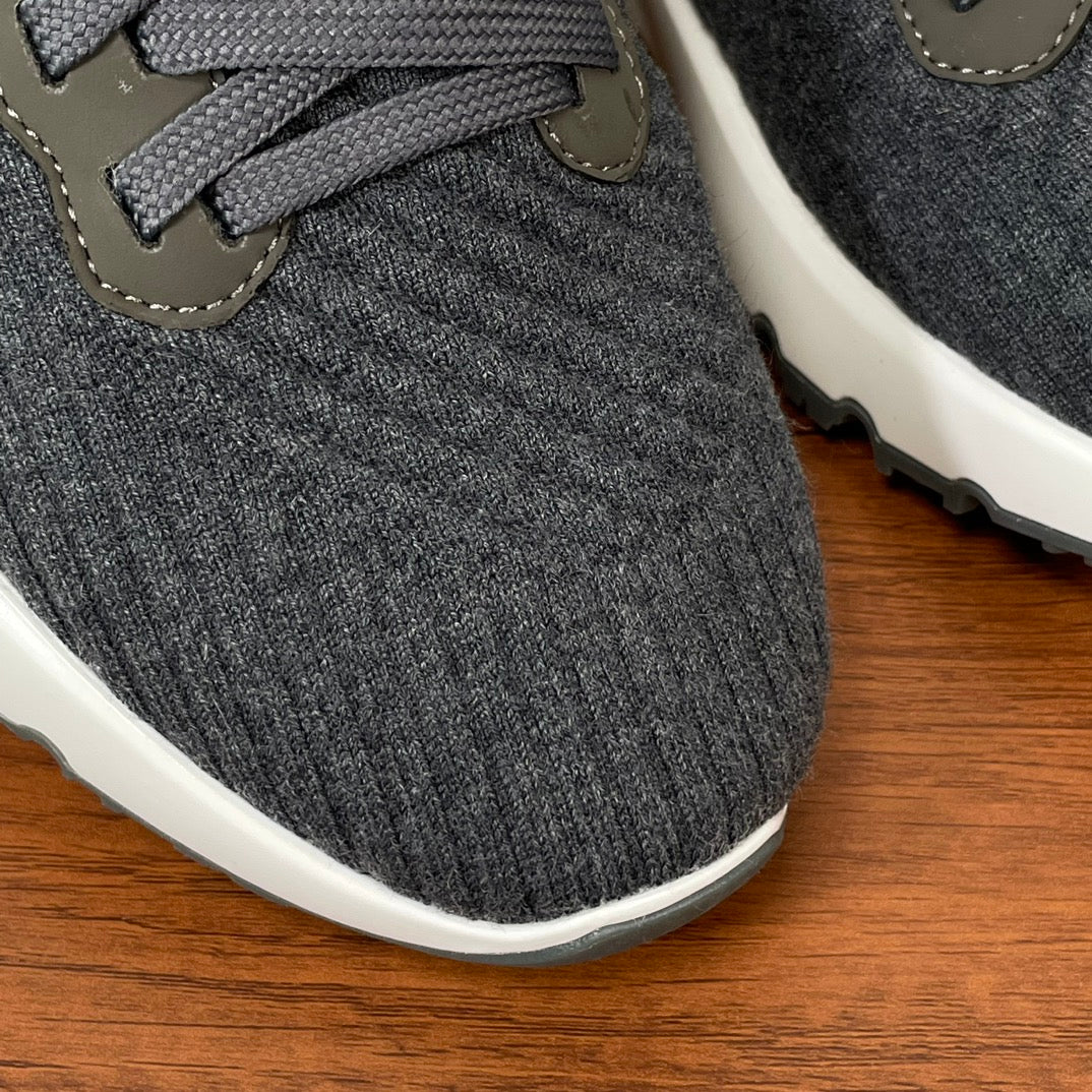 Brunello Cucinelli Cotton Knit Casual Sneakers