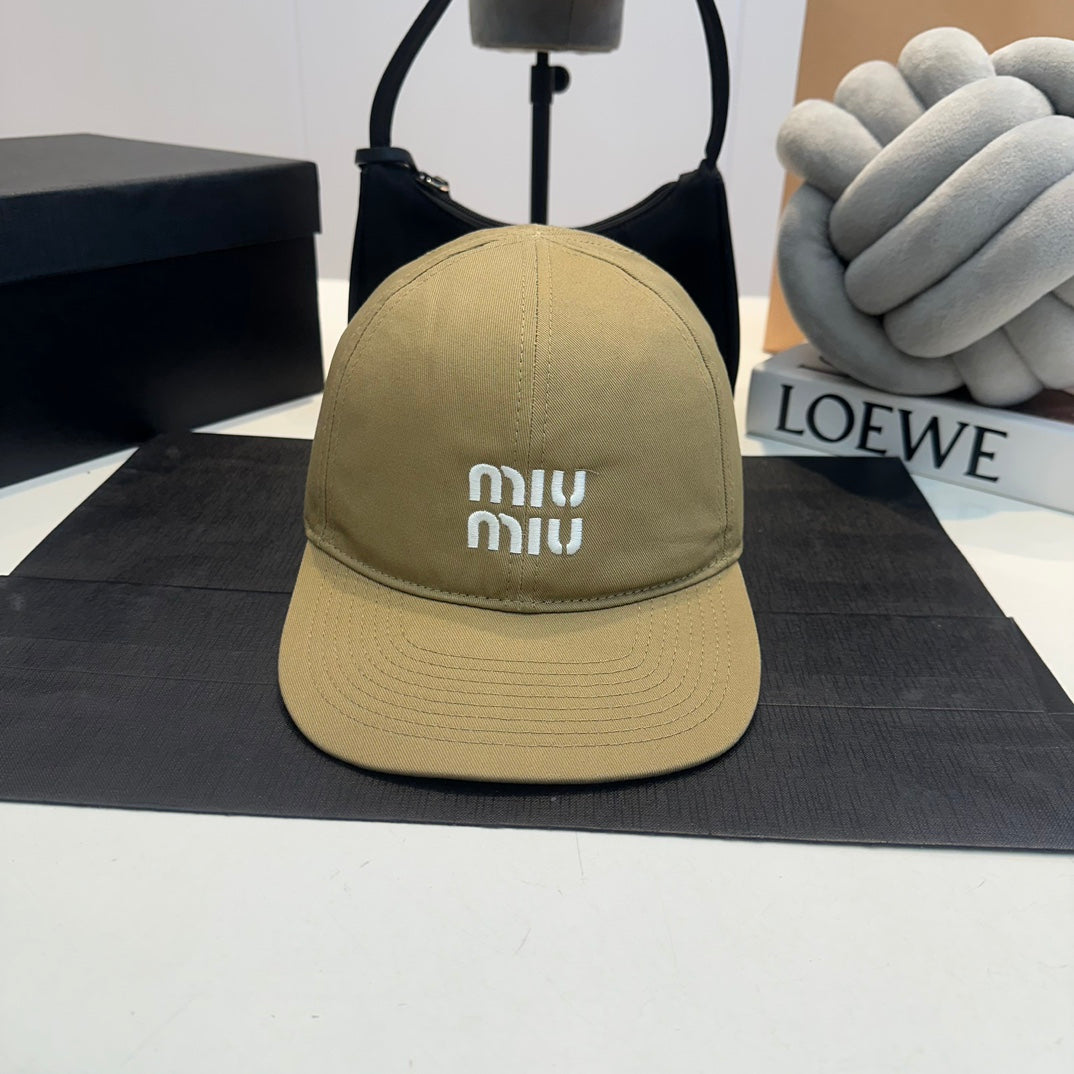 Miu Miu Canvas Baseball Cap