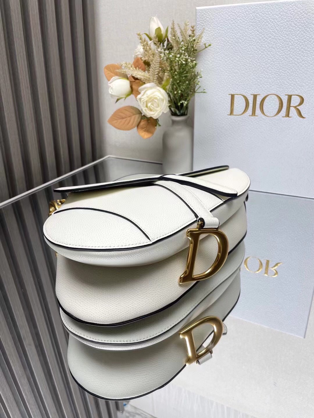 Dior Saddle Bag – Wine Red