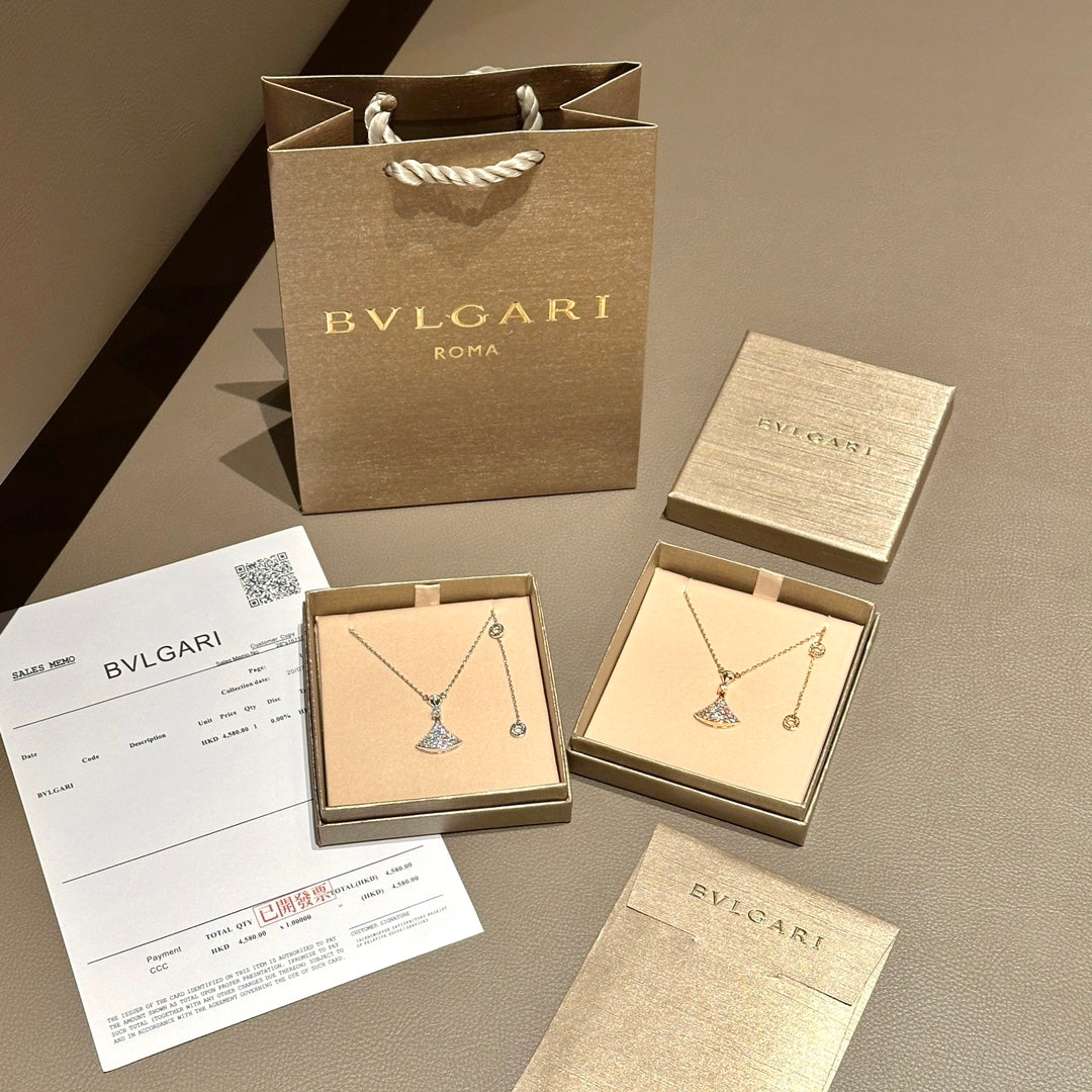 Bulgari Diva Series Fan Necklace